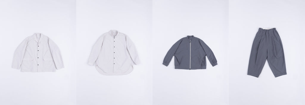 FIRMUM 25ss | グラフチェック・ポリエステルタイプライターシリーズが入荷しました