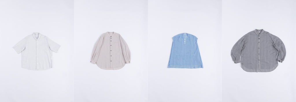 FIRMUM 25ss | 1/80 スターチコットン・ストライプローンシリーズが入荷しました