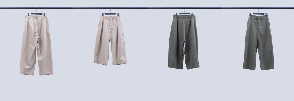 FIRMUM 26ss | コットン・コモンチノクロスシリーズが入荷しました