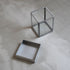 GLASS BOX W/RECYCLE STEEL LID Cotton Swab