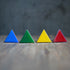 Four-color triangular pyramid