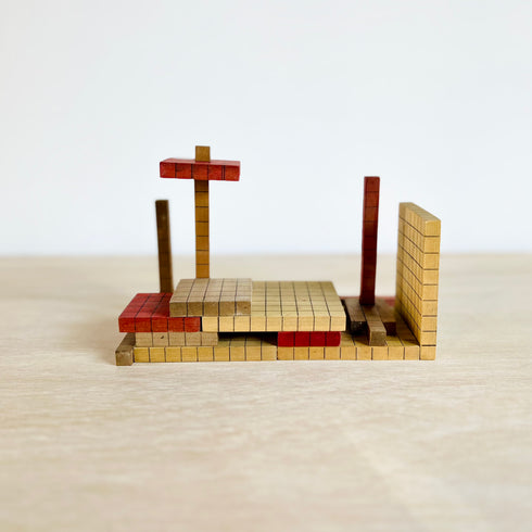 Handwritten grid blocks