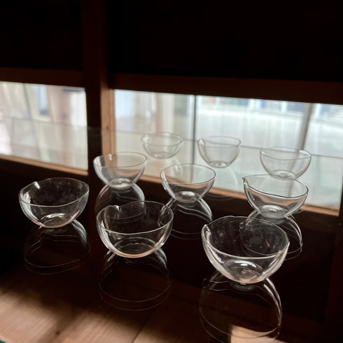 Small glass evaporating dish