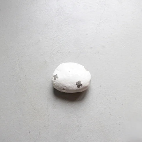 Stone roller / silver color _ Cross / White