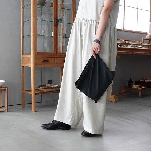 leaf handle pouch _ no.2 / nylon twill