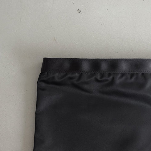 leaf handle pouch _ no.3 / nylon twill