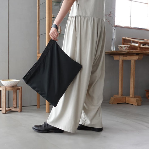 leaf handle pouch _ no.3 / nylon twill