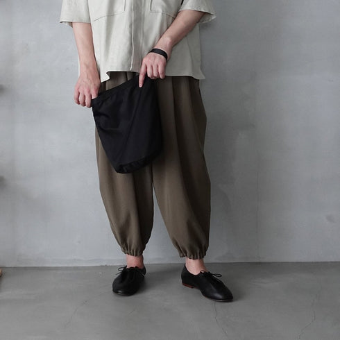 leaf shopping bucket _ no.1 / nylon twill