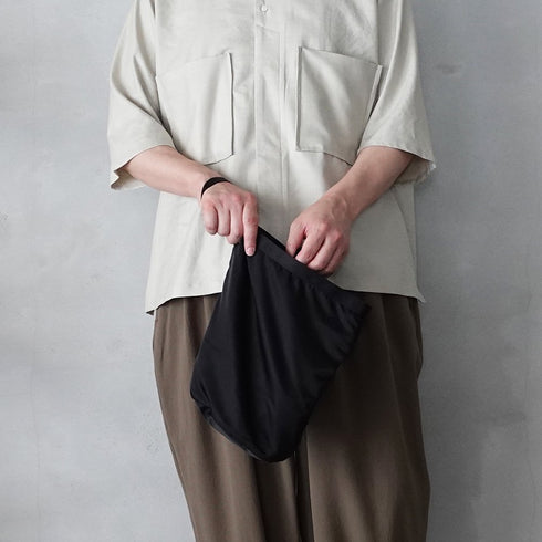 leaf shopping bucket _ no.1 / nylon twill