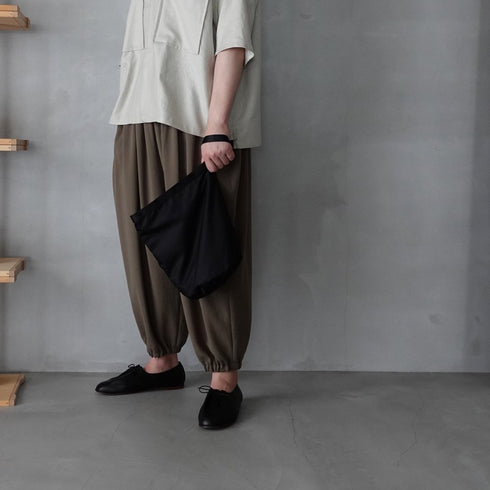 leaf shopping bucket _ no.1 / nylon twill
