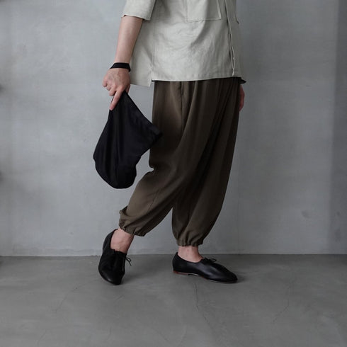 leaf shopping bucket _ no.1 / nylon twill