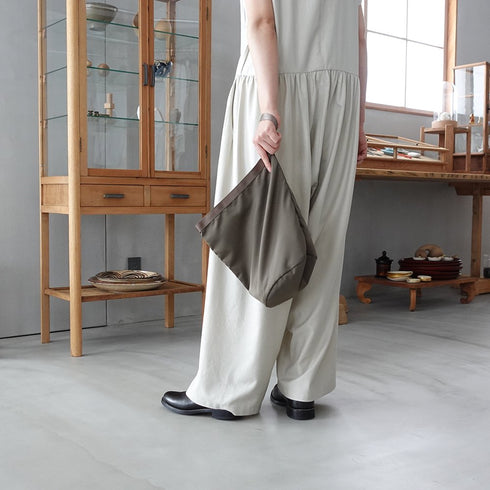 leaf shopping bucket _ no.1 / nylon twill