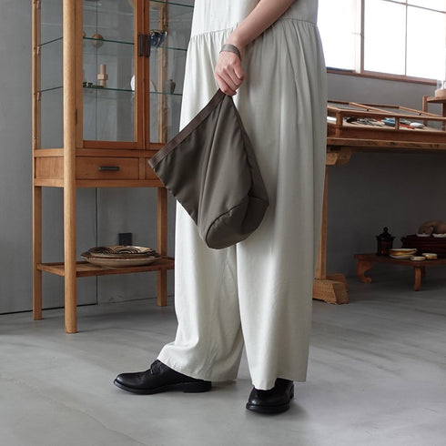 leaf shopping bucket _ no.1 / nylon twill