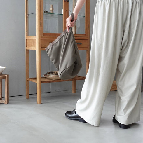 leaf shopping bucket _ no.1 / nylon twill