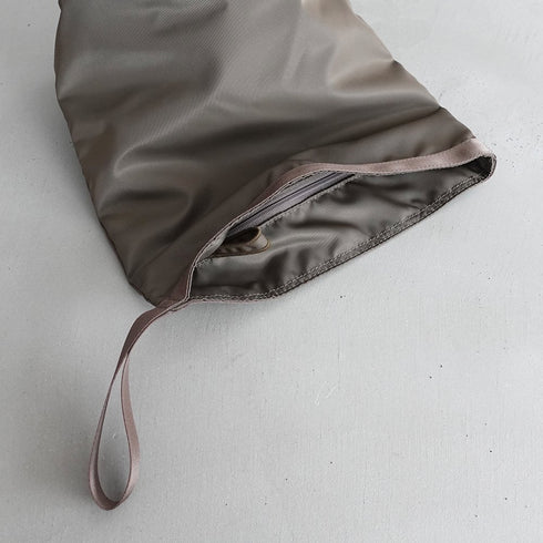 leaf shopping bucket _ no.1 / nylon twill