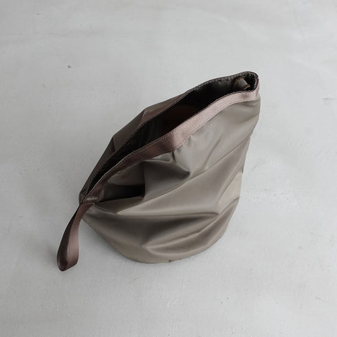 leaf shopping bucket _ no.1 / nylon twill