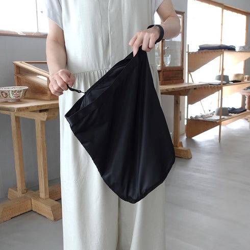 leaf shopping bucket _ no.2 / nylon twill