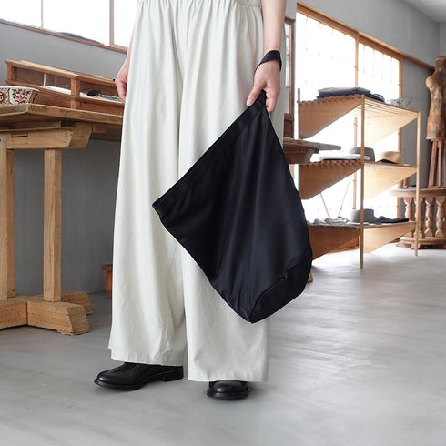 leaf shopping bucket _ no.2 / nylon twill