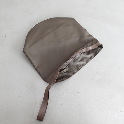 leaf shopping bucket _ no.2 / nylon twill