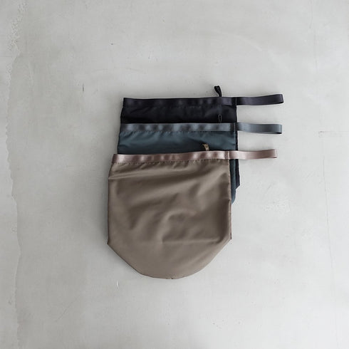 leaf shopping bucket _ no.2 / nylon twill