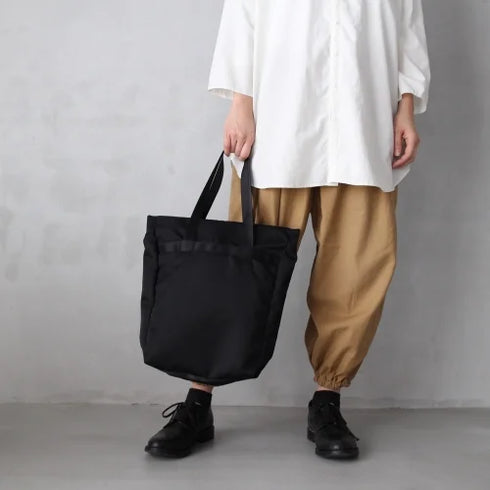 leaf spring tote _ no.1 / nylon twill