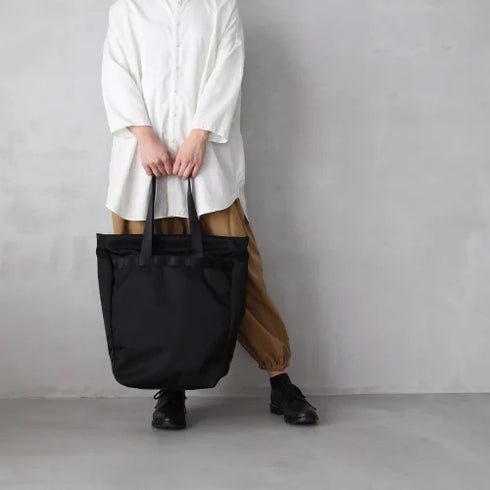 leaf spring tote _ no.2 / nylon twill