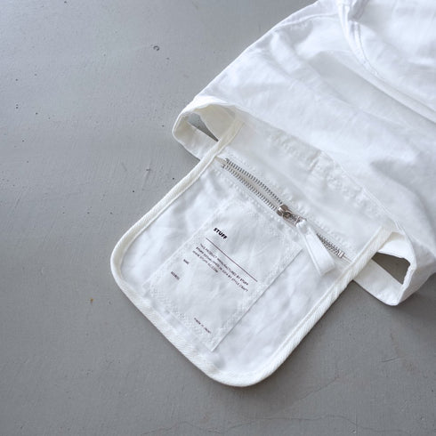 petal bucket tote _ no,1 / supima cotton × linen