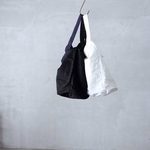 petal bucket tote _ no,1 / supima cotton × linen