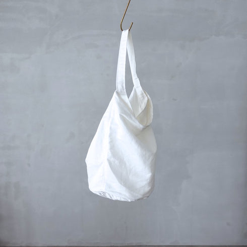 petal bucket tote _ no,2 / supima cotton × linen