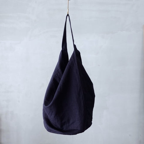 petal bucket tote _ no,3 / supima cotton × linen