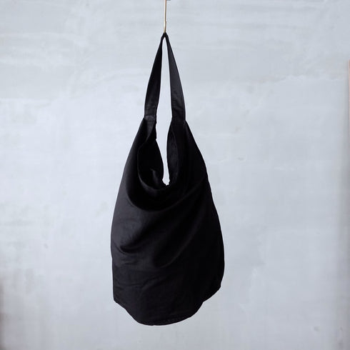 petal bucket tote _ no,3 / supima cotton × linen