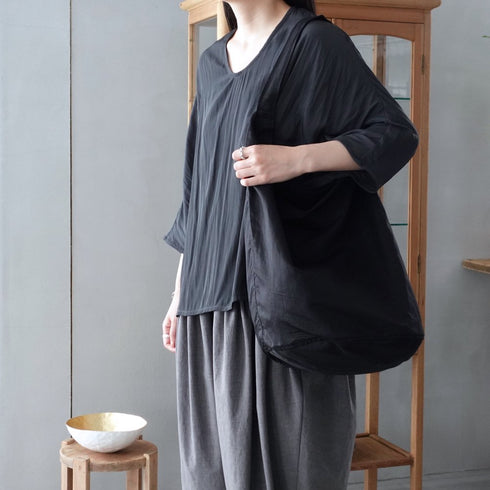 petal bucket tote _ no,3 / supima cotton × linen