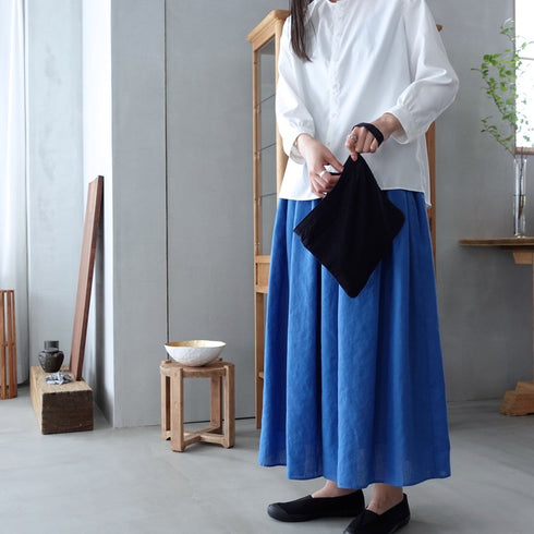 petal pouch _ no,1 / supima cotton × linen