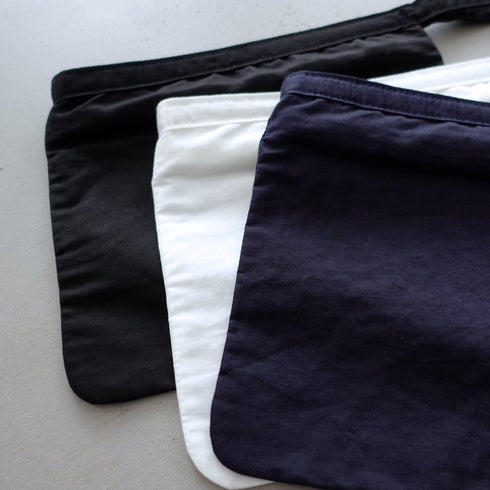 petal pouch _ no,1 / supima cotton × linen
