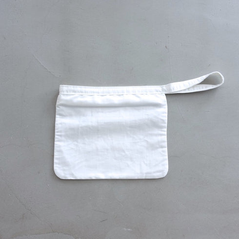 petal pouch _ no,1 / supima cotton × linen