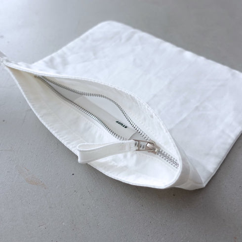 petal pouch _ no,1 / supima cotton × linen