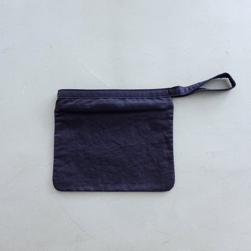 petal pouch _ no,1 / supima cotton × linen