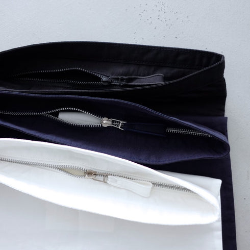 petal pouch _ no,2 / supima cotton × linen