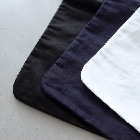 petal pouch _ no,2 / supima cotton × linen