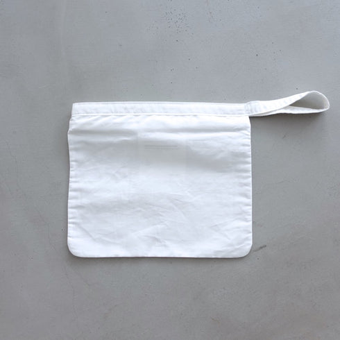 petal pouch _ no,2 / supima cotton × linen