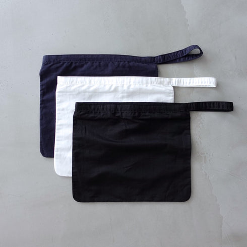 petal pouch _ no,3 / supima cotton × linen
