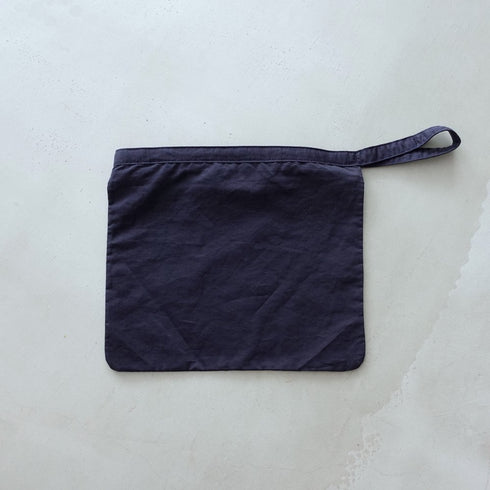 petal pouch _ no,3 / supima cotton × linen