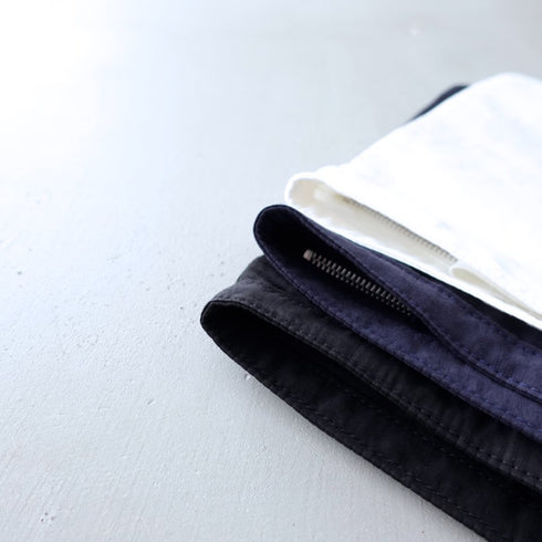petal pouch _ no,3 / supima cotton × linen