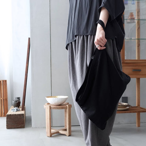 petal pouch _ no,3 / supima cotton × linen