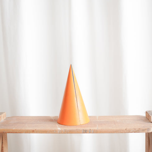 Mathematical model - cone (orange & blue)